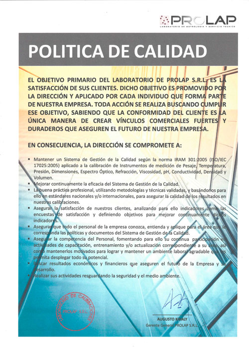 calibracion y trazabilidad